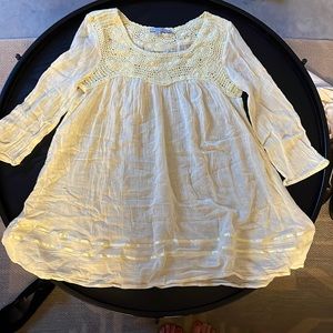 Calypso St. Barth Yellow Crochet Swim Cover Up